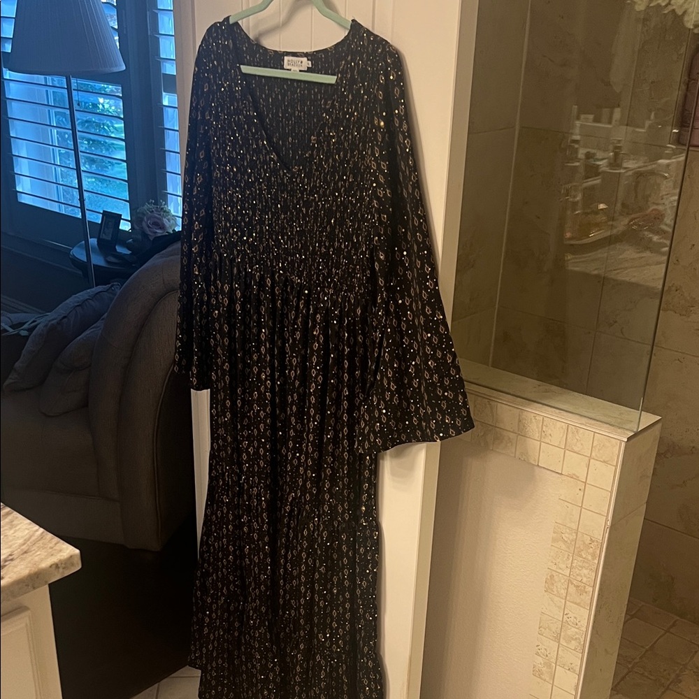 Black and Gold Women's Dress